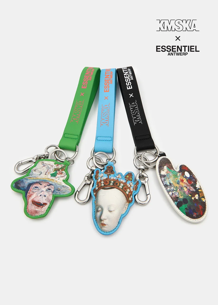 Porte-clés 'Madone' bleu - collaboration avec le KMSKA