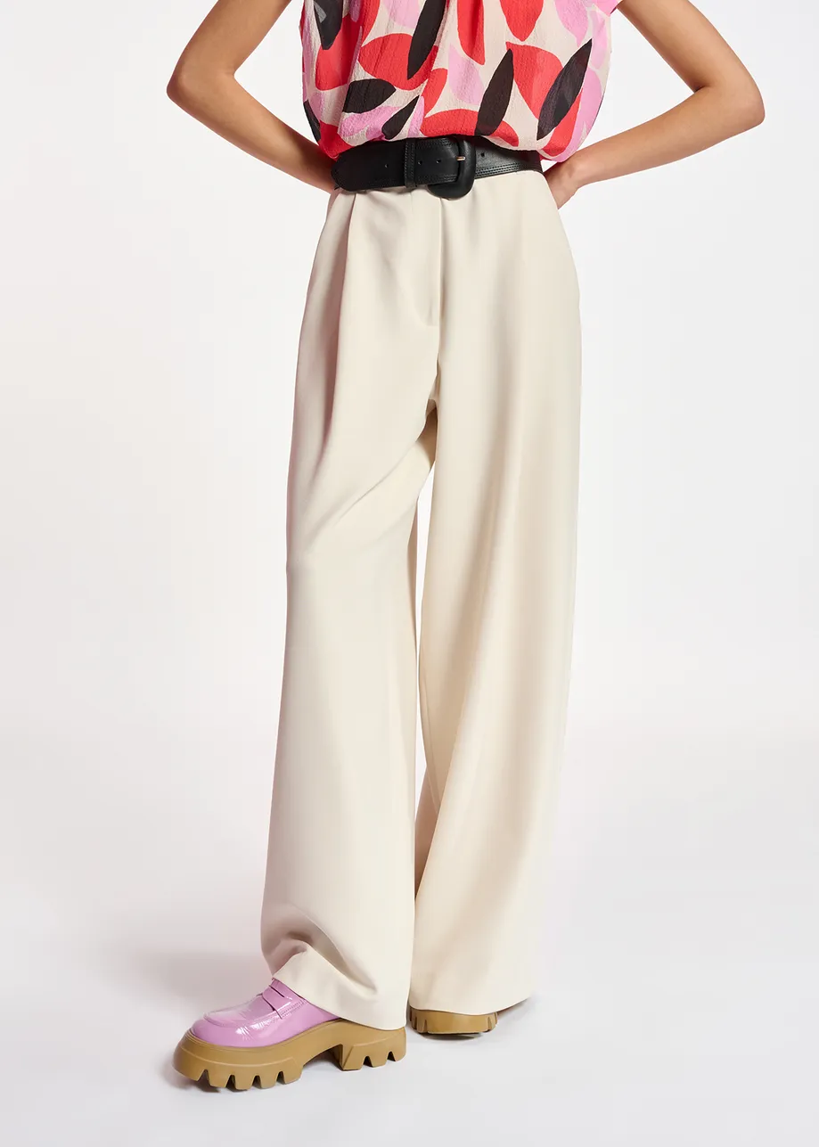 Off-white wide-leg pants