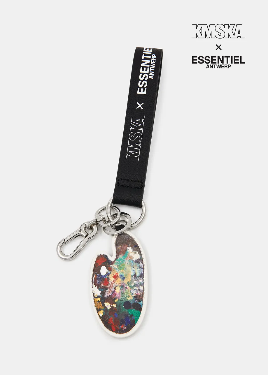 Black paint palette keyhanger - collaboration with KMSKA