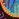 Multicolor bead-embellished 'dinosaur' pouch