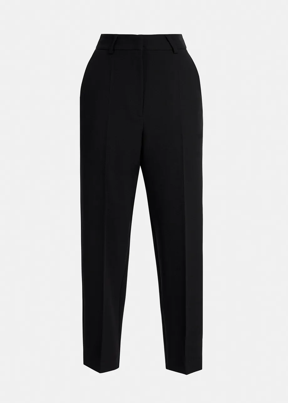 Black tapered pants