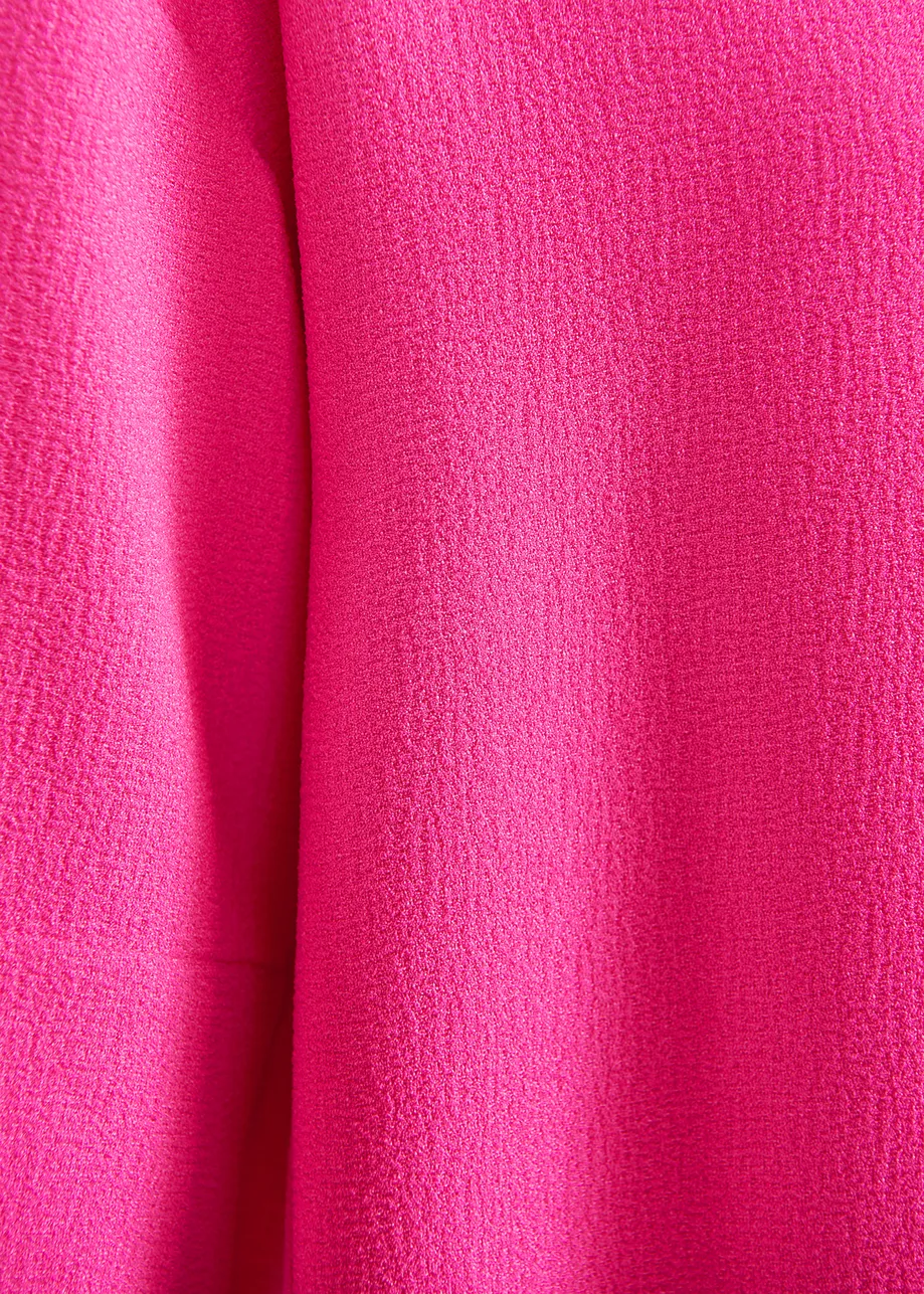 Pink oversized mini dress