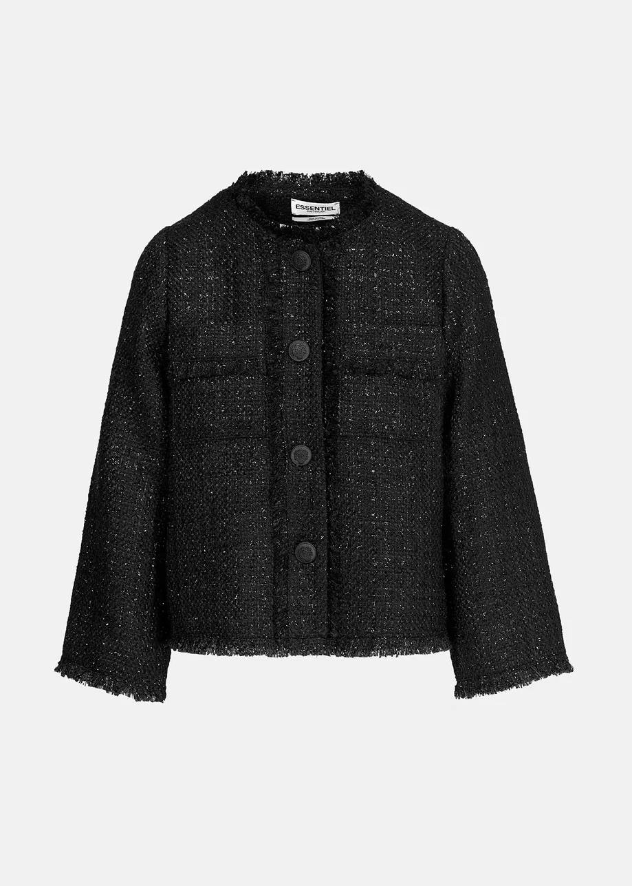 Black tweed jacket