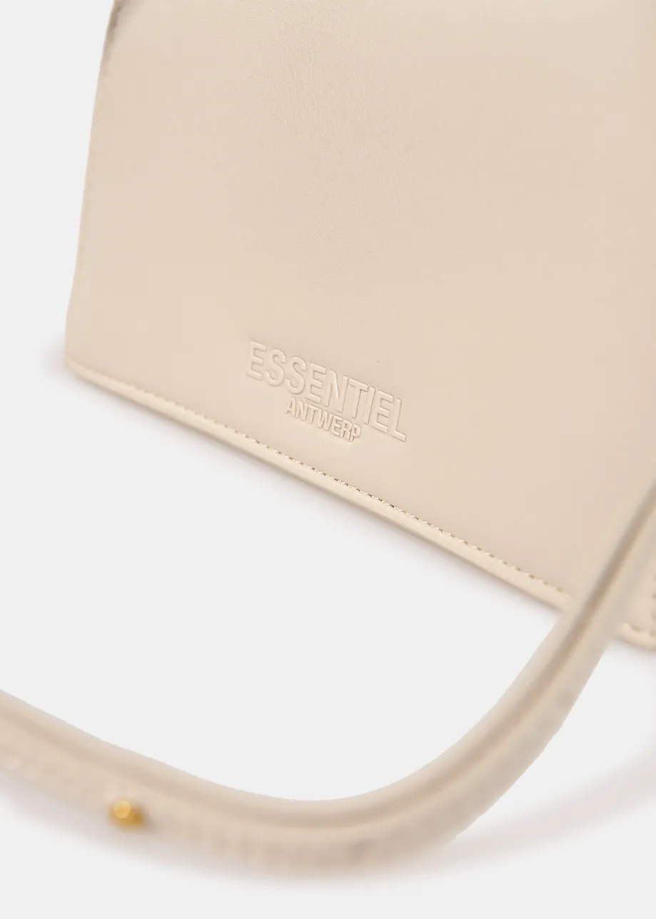 Sac de sortie en faux cuir écru
