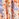 Light blue and orange floral print maxi-length slip dress