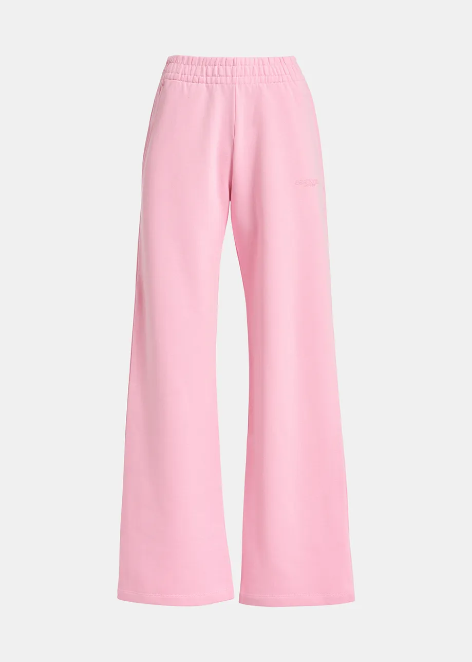 Roze joggingbroek van biokatoen-jersey
