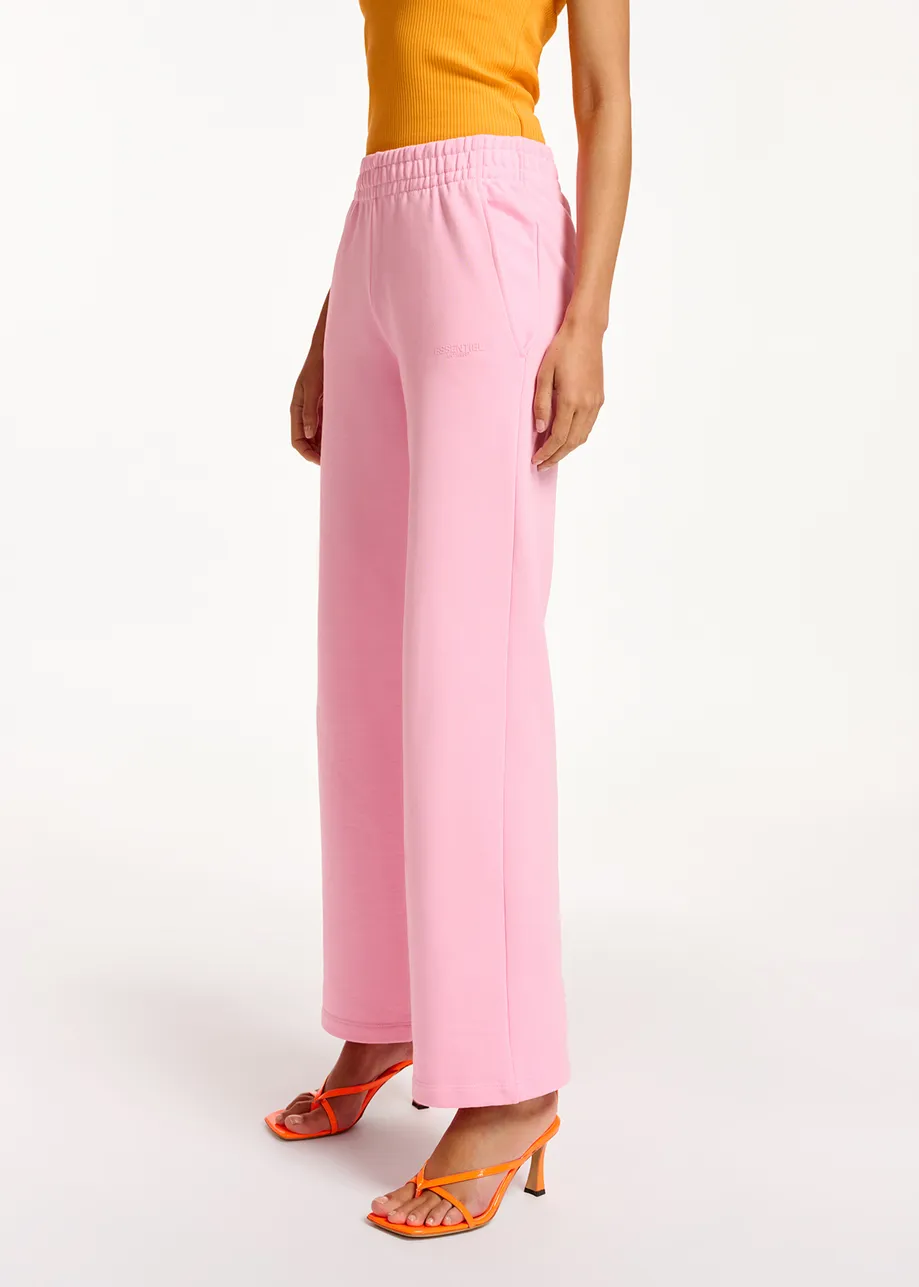 Roze joggingbroek van biokatoen-jersey