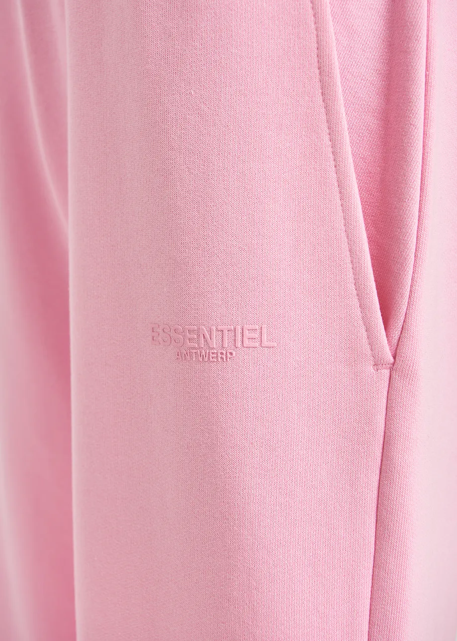 Roze joggingbroek van biokatoen-jersey