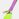 Neon yellow, purple and orange lemon keyhanger
