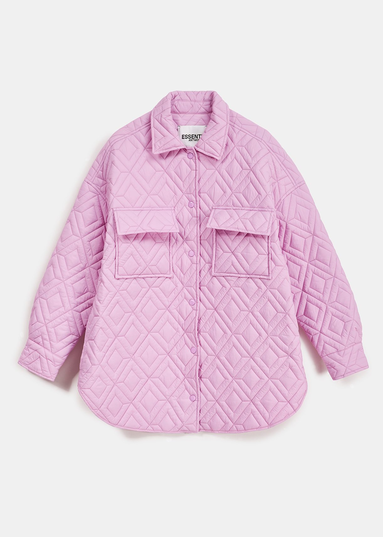 Lilac quilted jacket