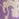 Beige and purple jacquard-knit lurex pants