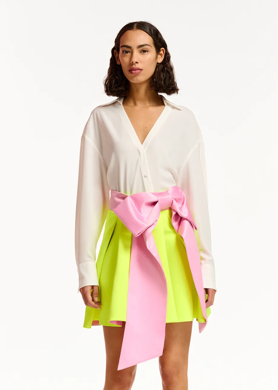 Off-white V-neck shirt