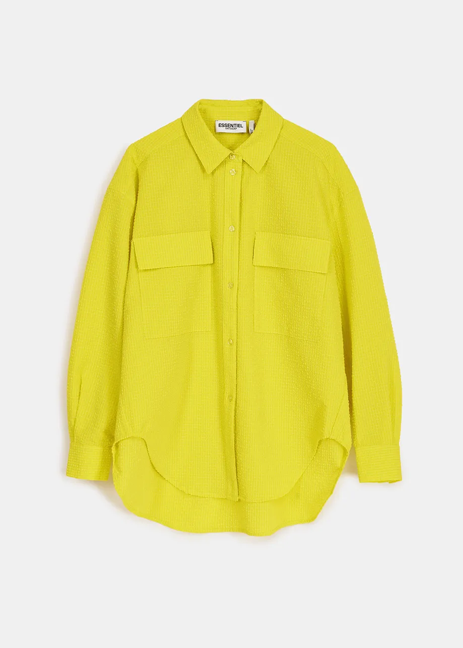 Yellow oversized shirt