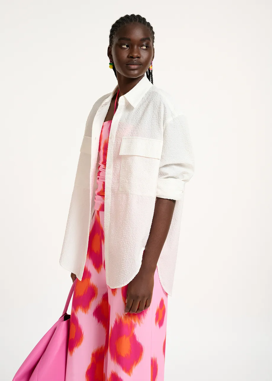 Chemise oversize blanche