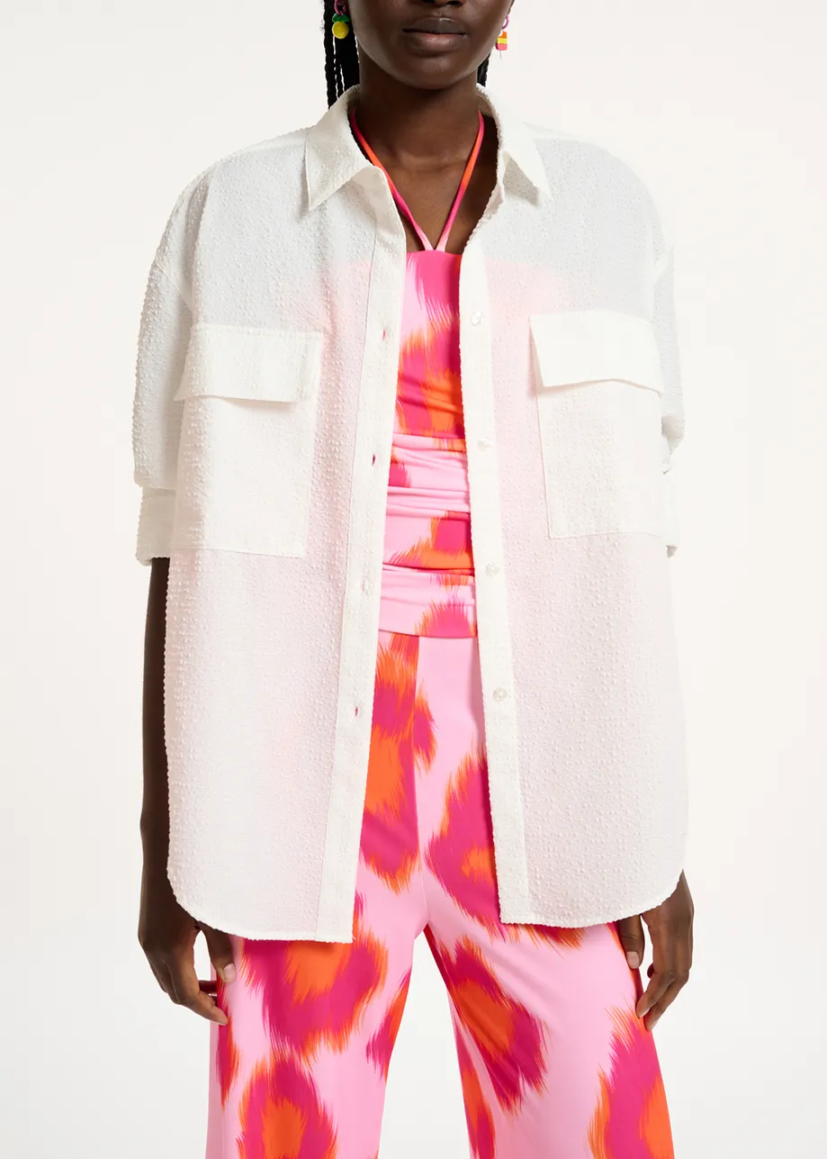 Chemise oversize blanche