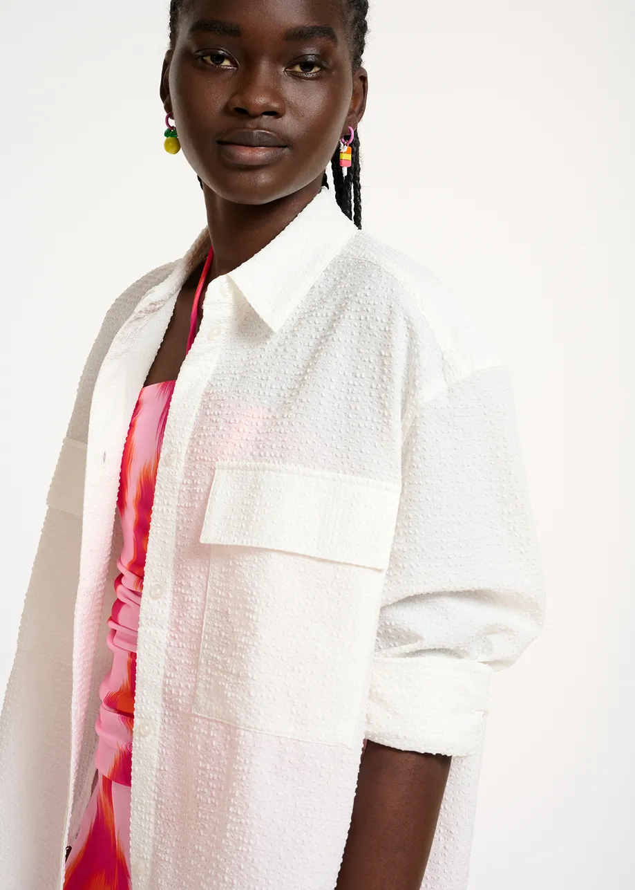 Chemise oversize blanche