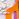 Witte, oranje en paarse sneakers met chunky zool