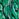 Green sleeveless midi-length dress with abstract print