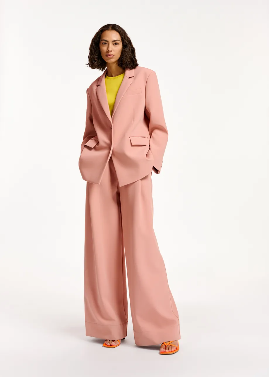 Oudroze oversized blazer