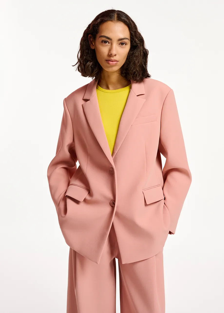 Oudroze oversized blazer