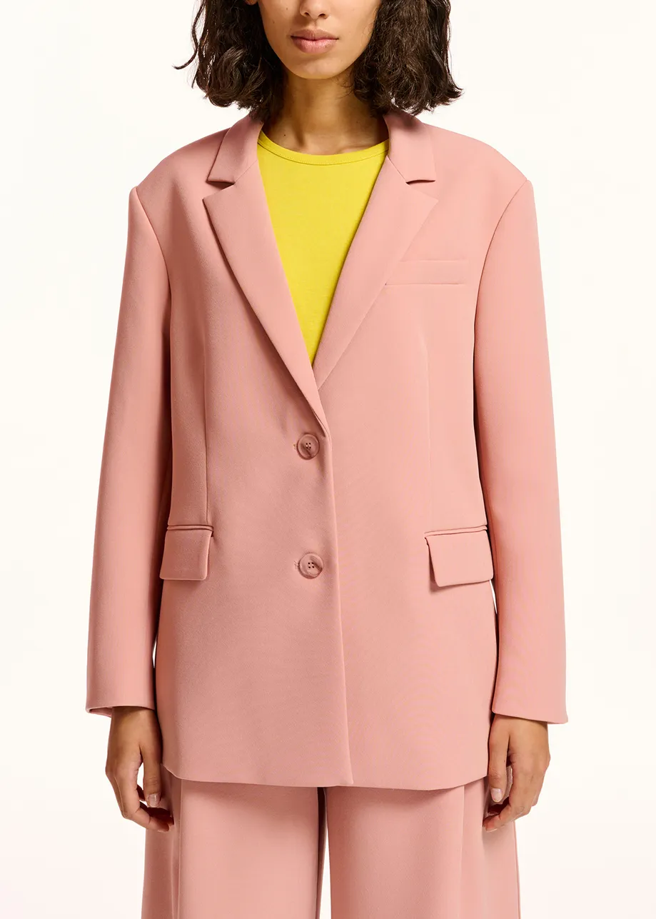 Oudroze oversized blazer