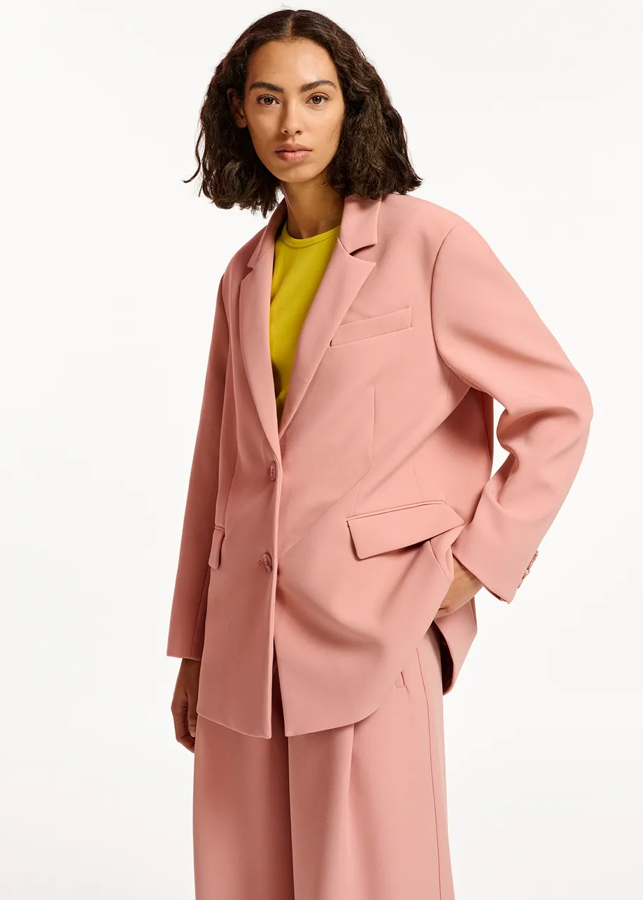 Oudroze oversized blazer