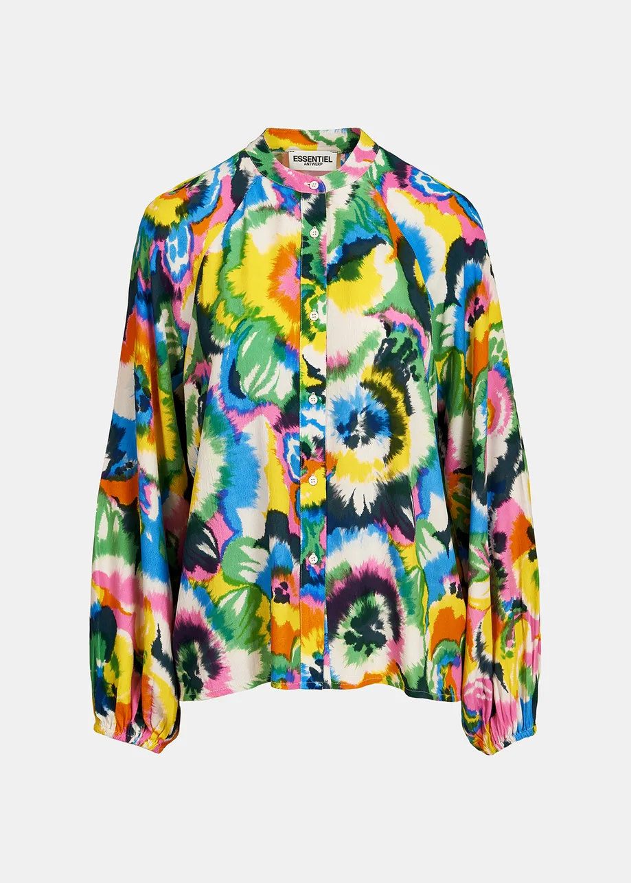 Hemd met kleurrijke bloemenprint