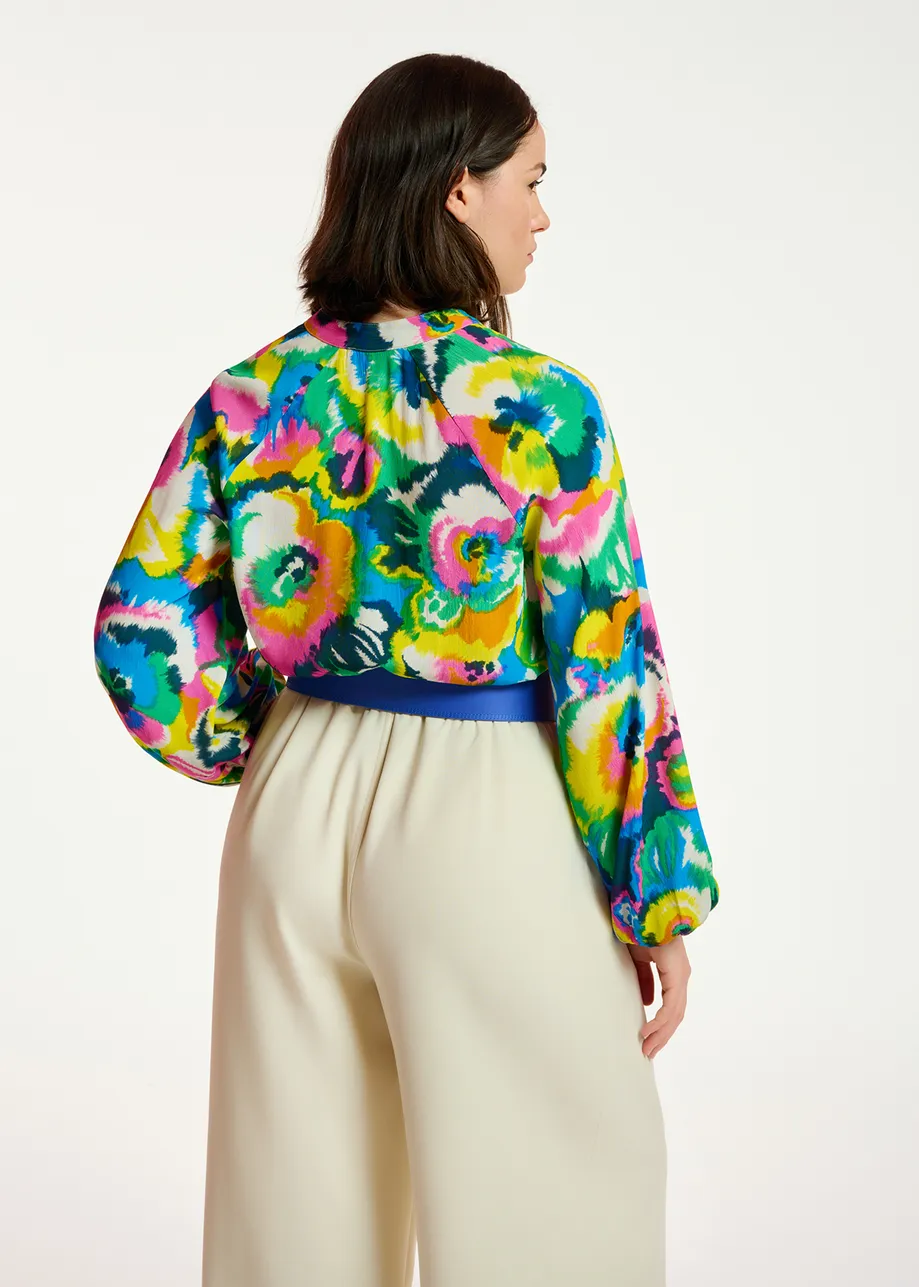 Hemd met kleurrijke bloemenprint