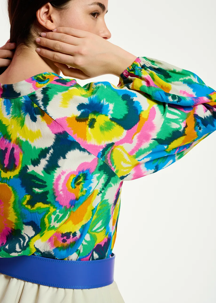 Hemd met kleurrijke bloemenprint