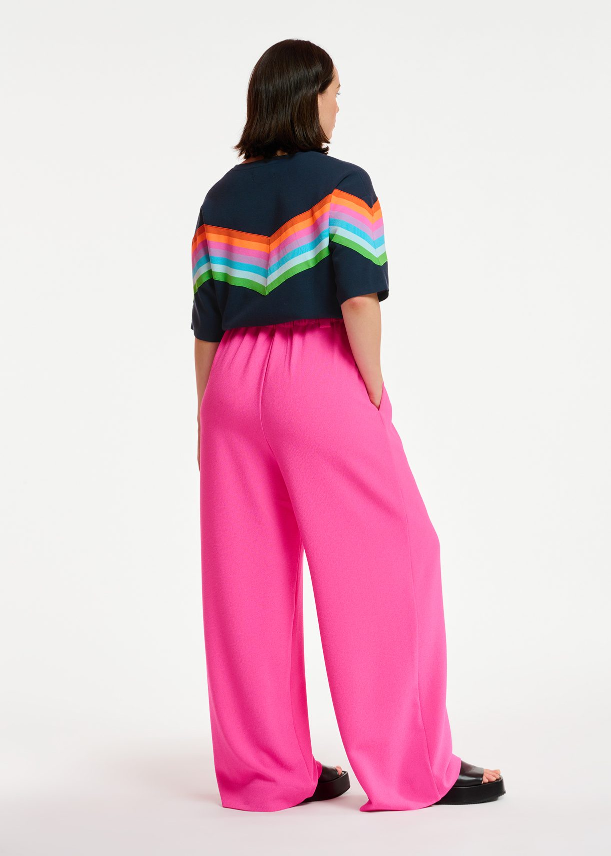 ESSENTIEL ANTWERP エッセンシャル アントワープ　ワイドパンツ Fuchsia wide-leg pants | Essentiel Antwerp United States