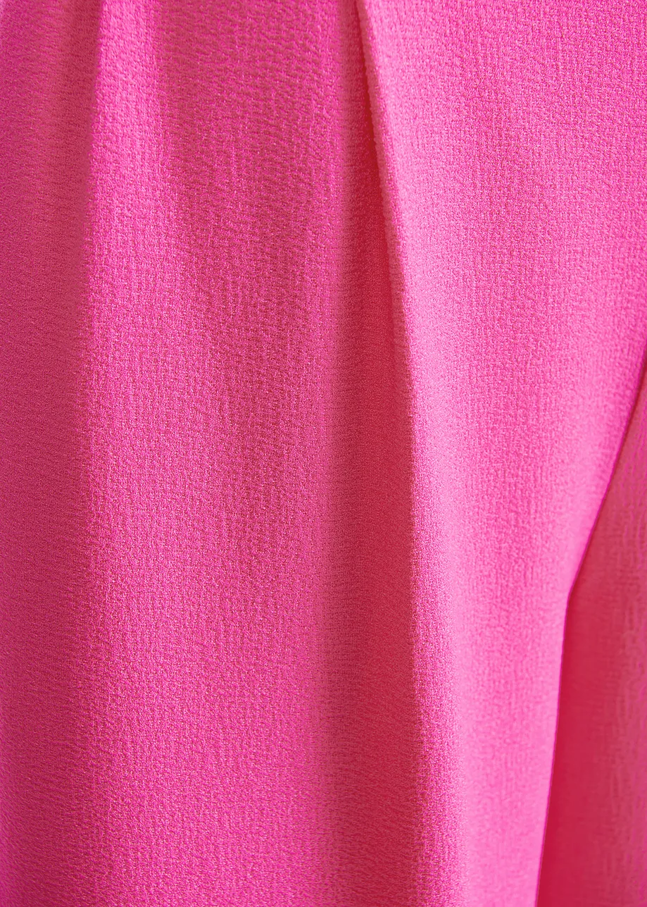 Fuchsia wide-leg pants