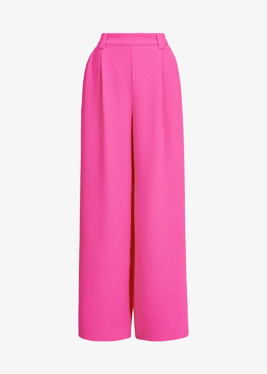 Fuchsia wide-leg pants