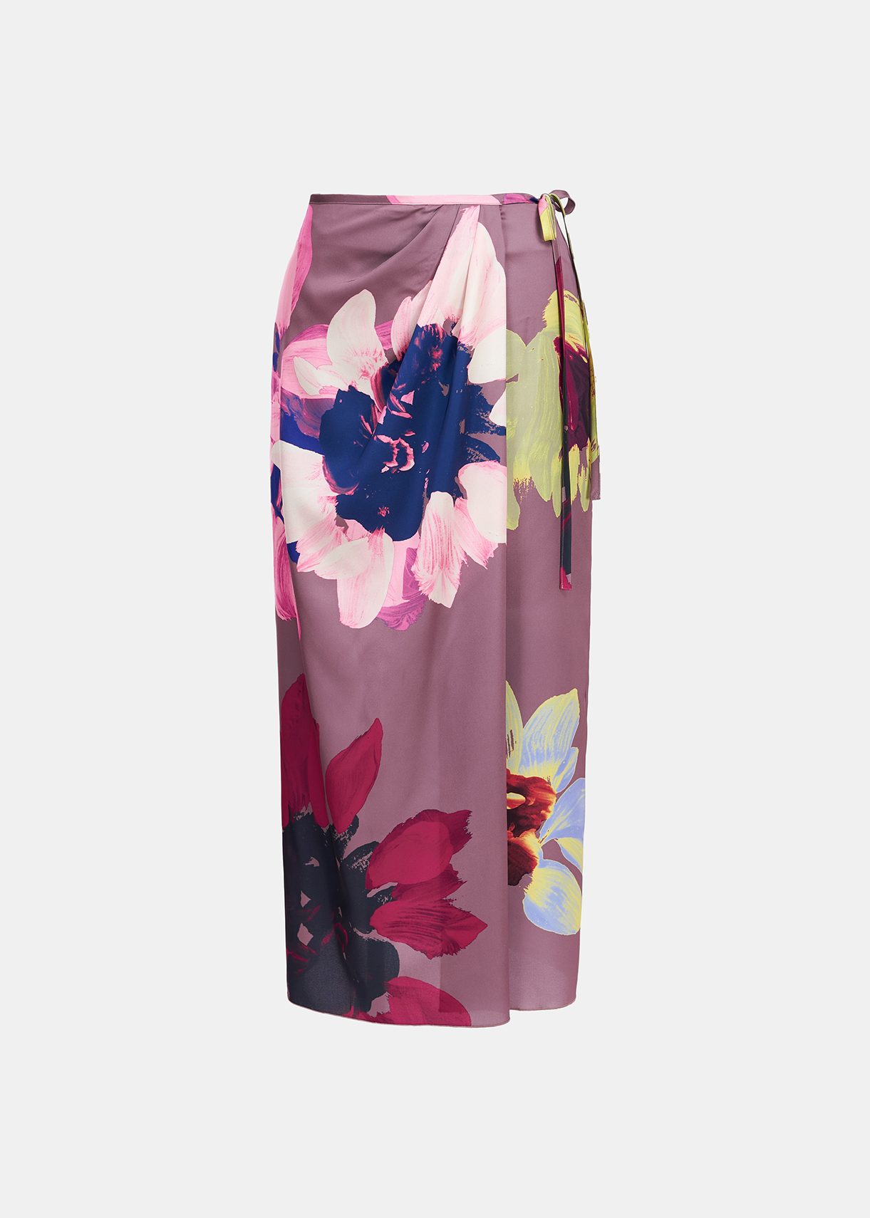 Mauve floral sale pencil skirt