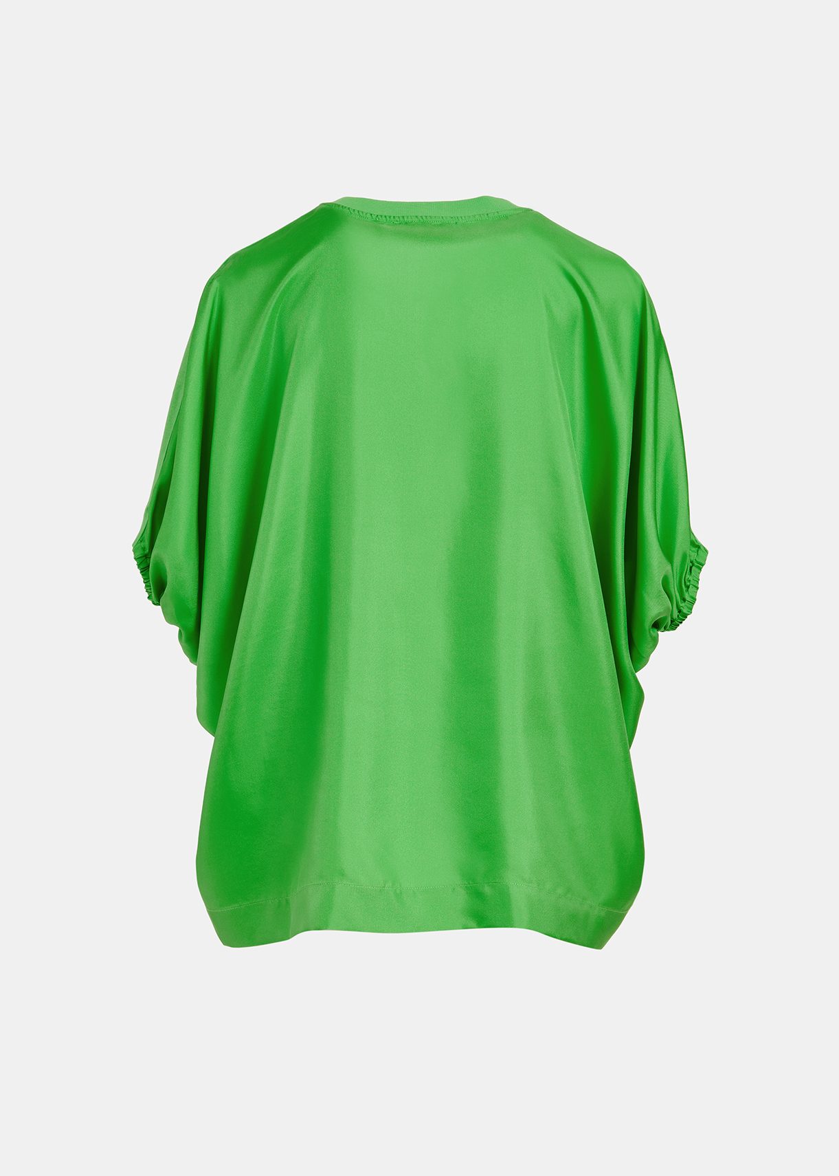 Groen T shirt met zijden rug Essentiel Antwerp Belgi