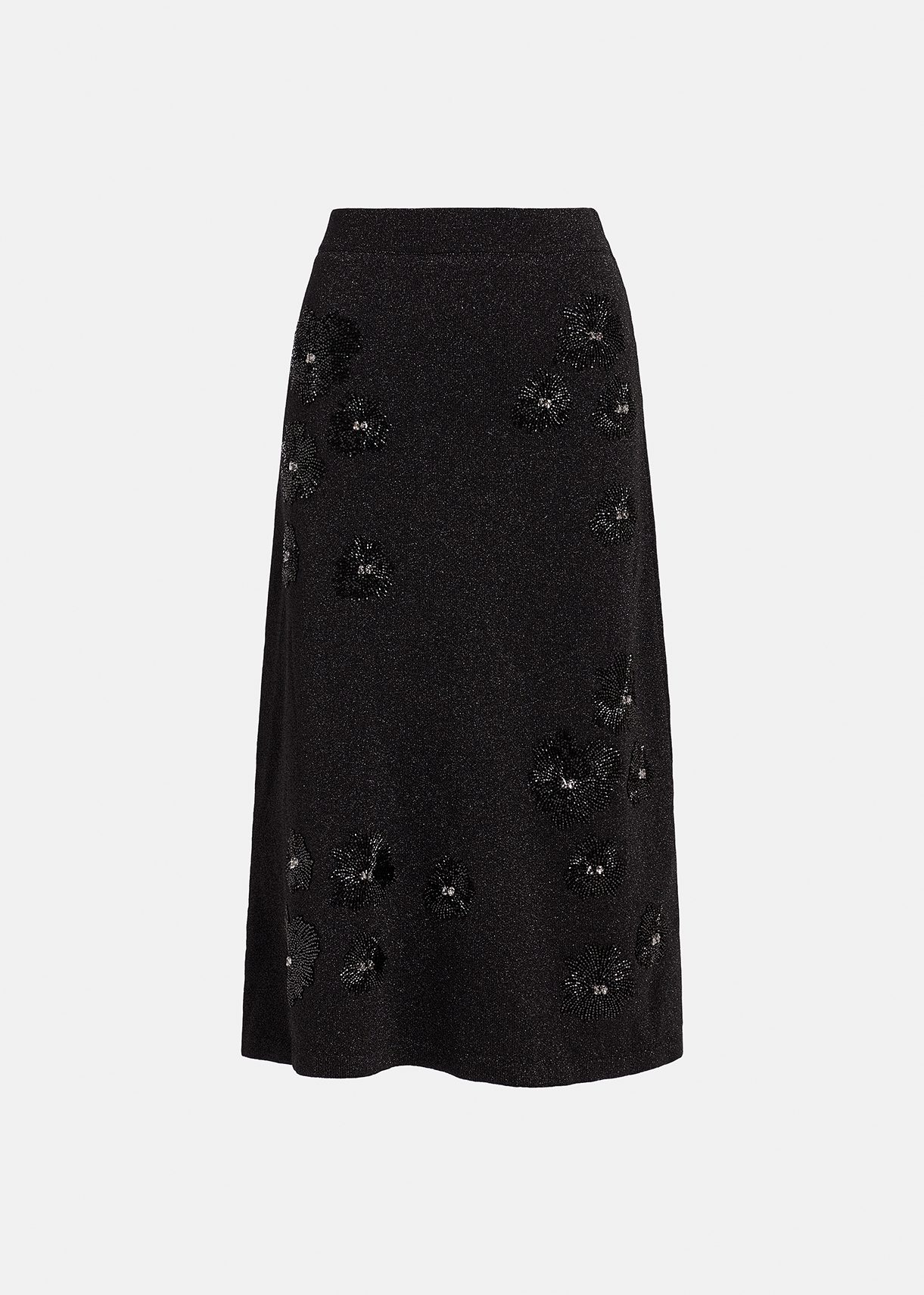 Black sequin beaded clearance skirt