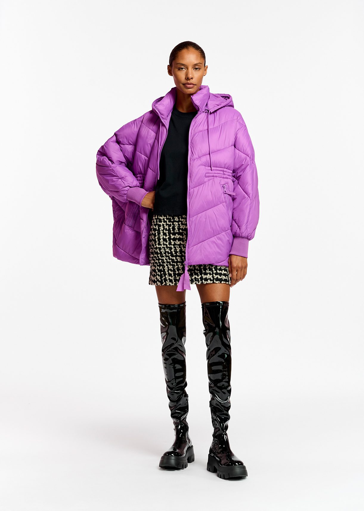 Purple 2025 pink jacket