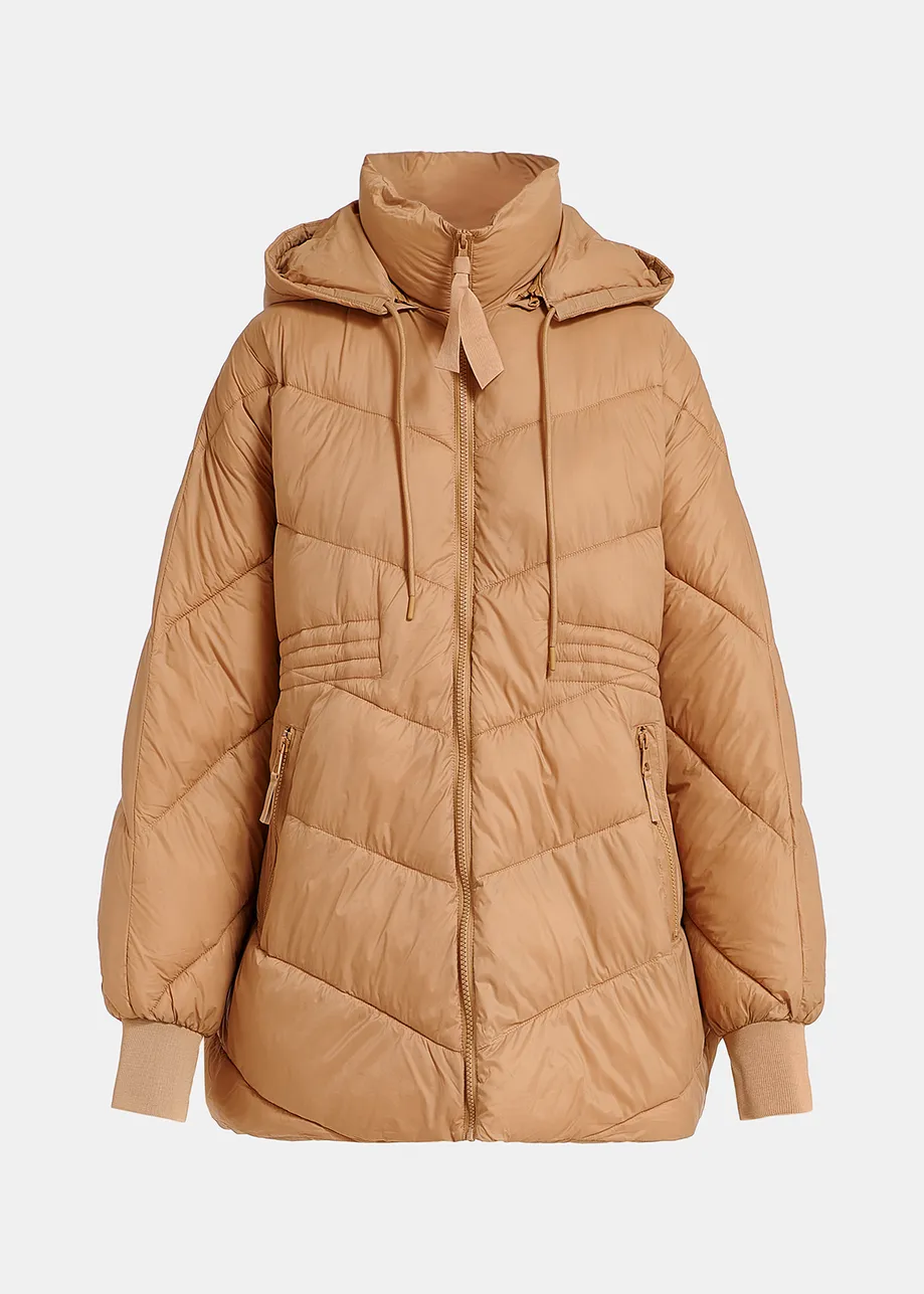 Zara Faux Leather Puffer Jacket - Shop on Pinterest
