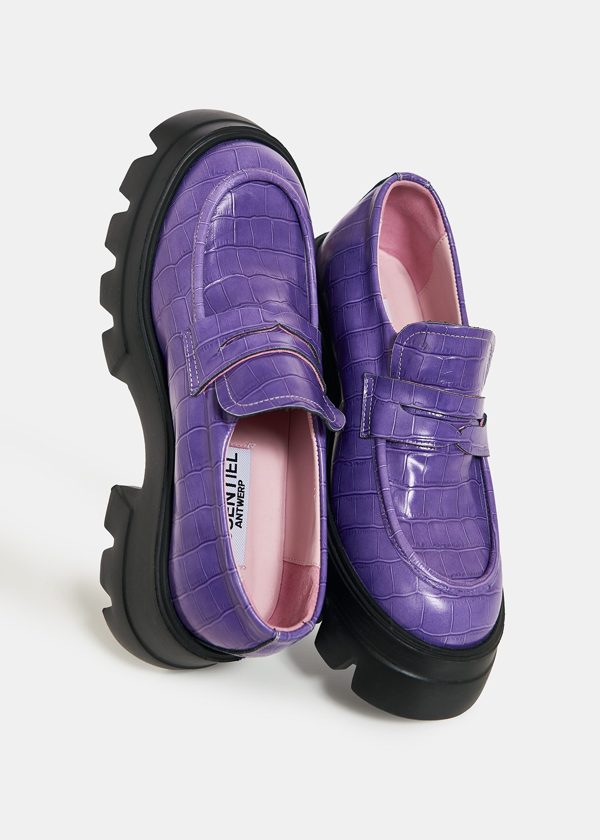 Purple brogues best sale