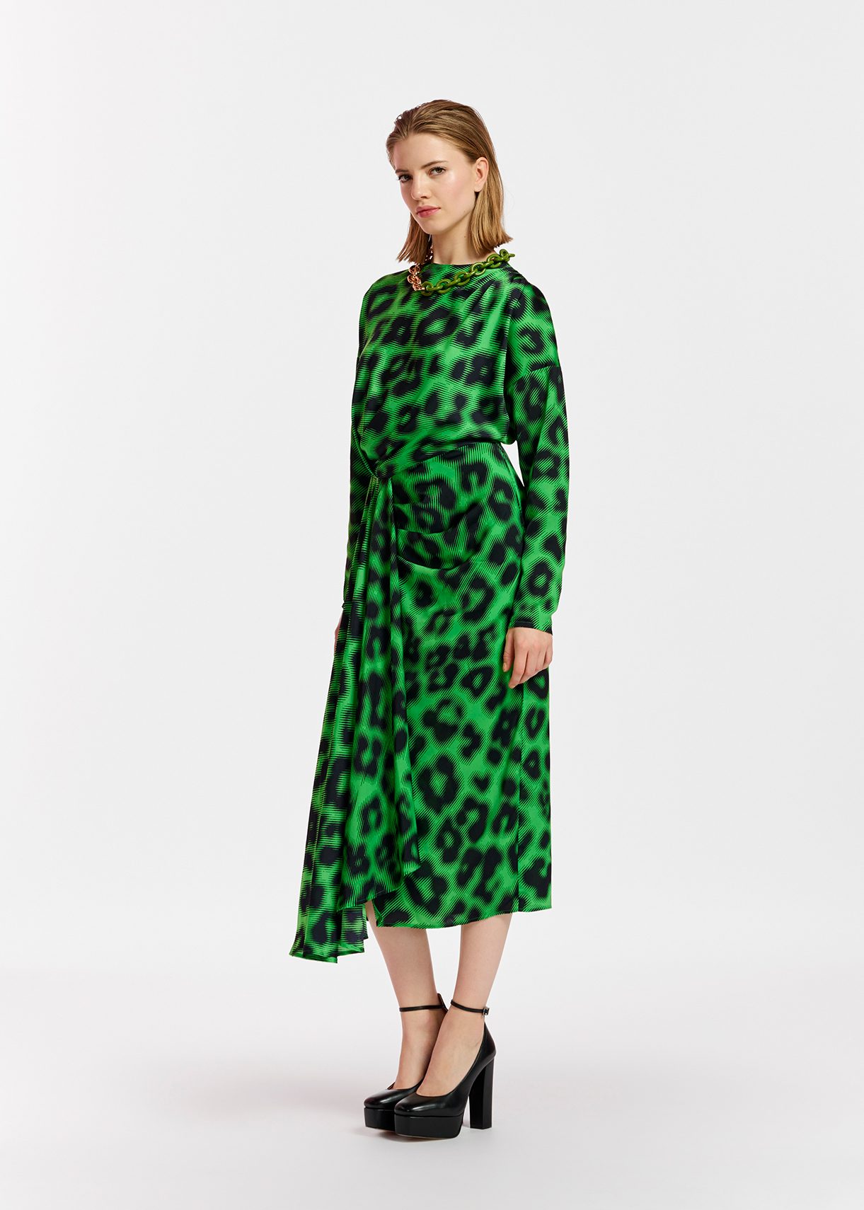 Robe 2025 leopard verte