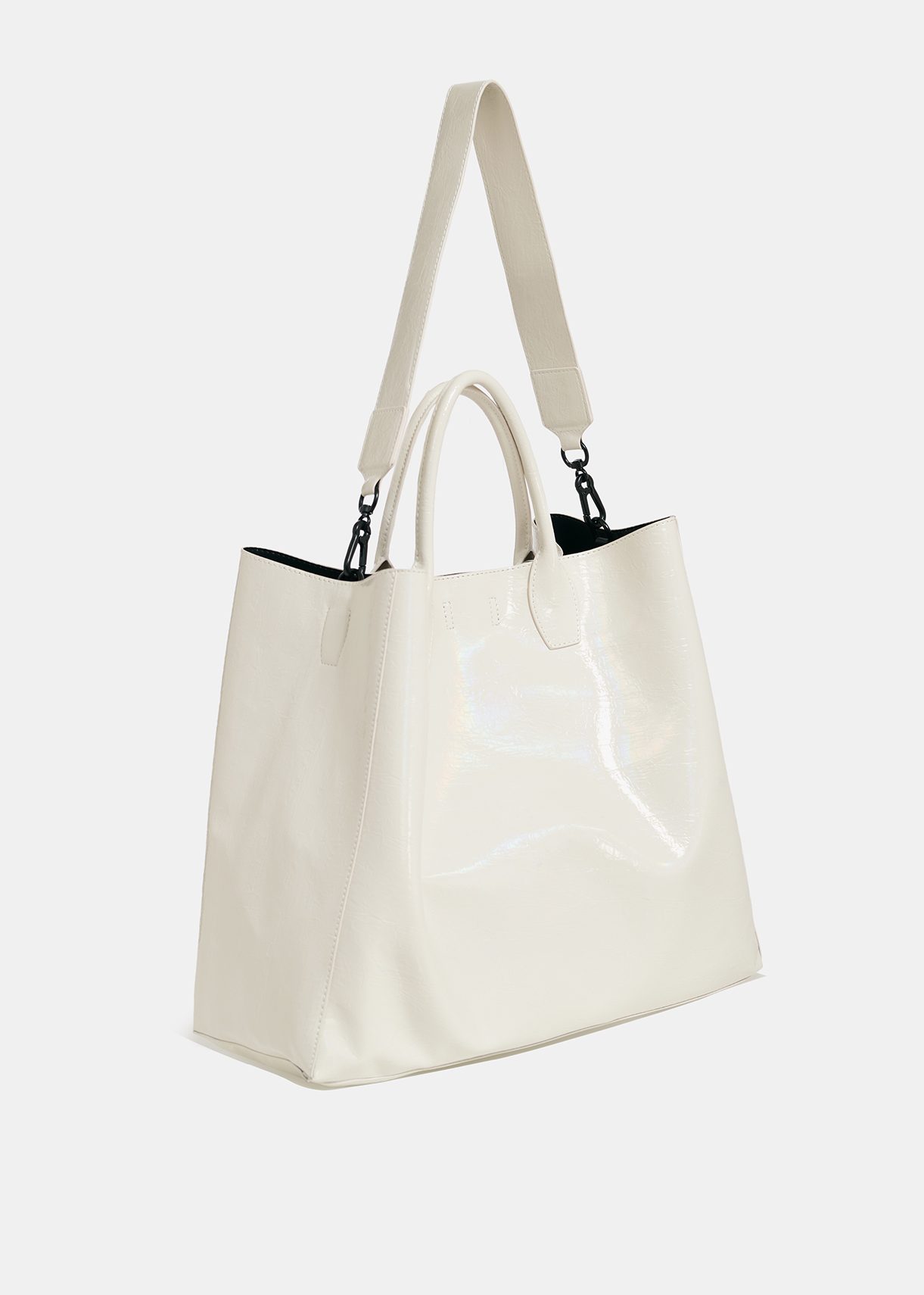 White patent leather handbag new arrivals