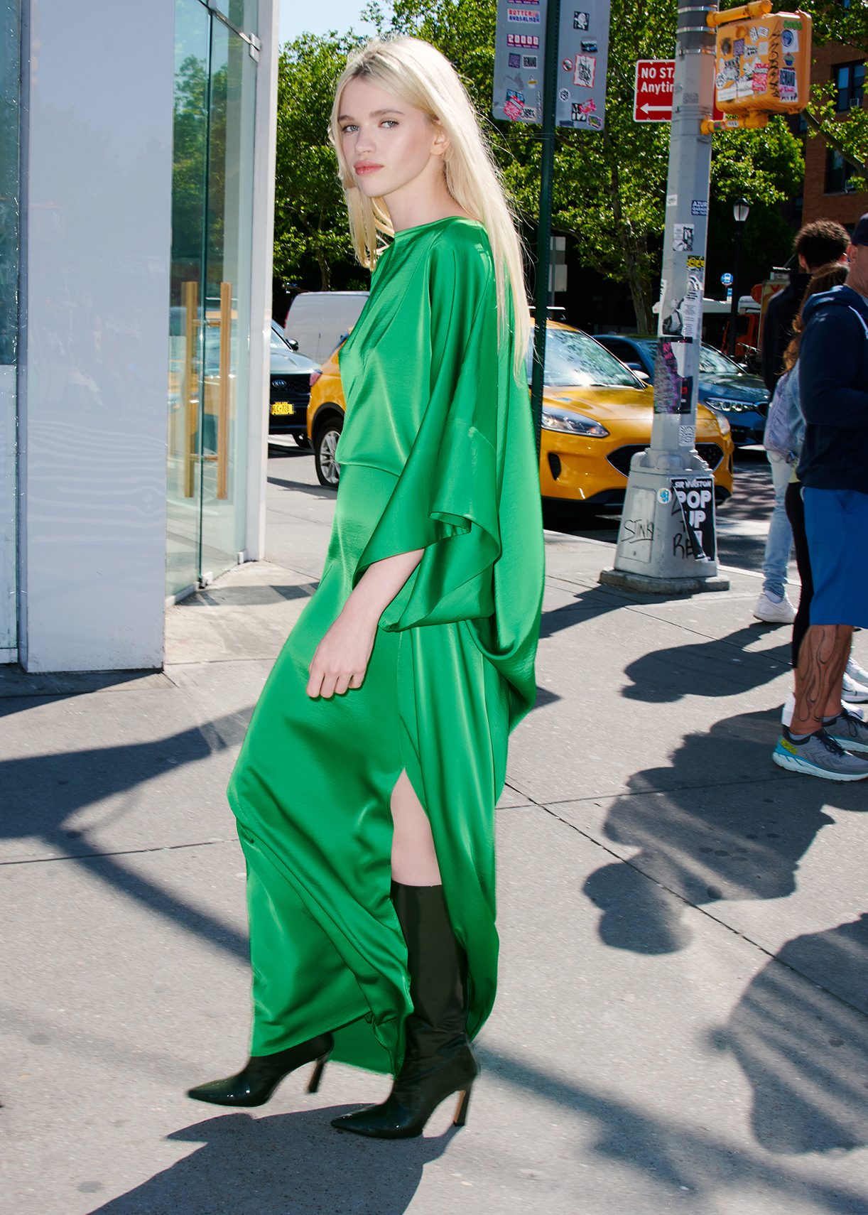 Essentiel antwerp green outlet dress