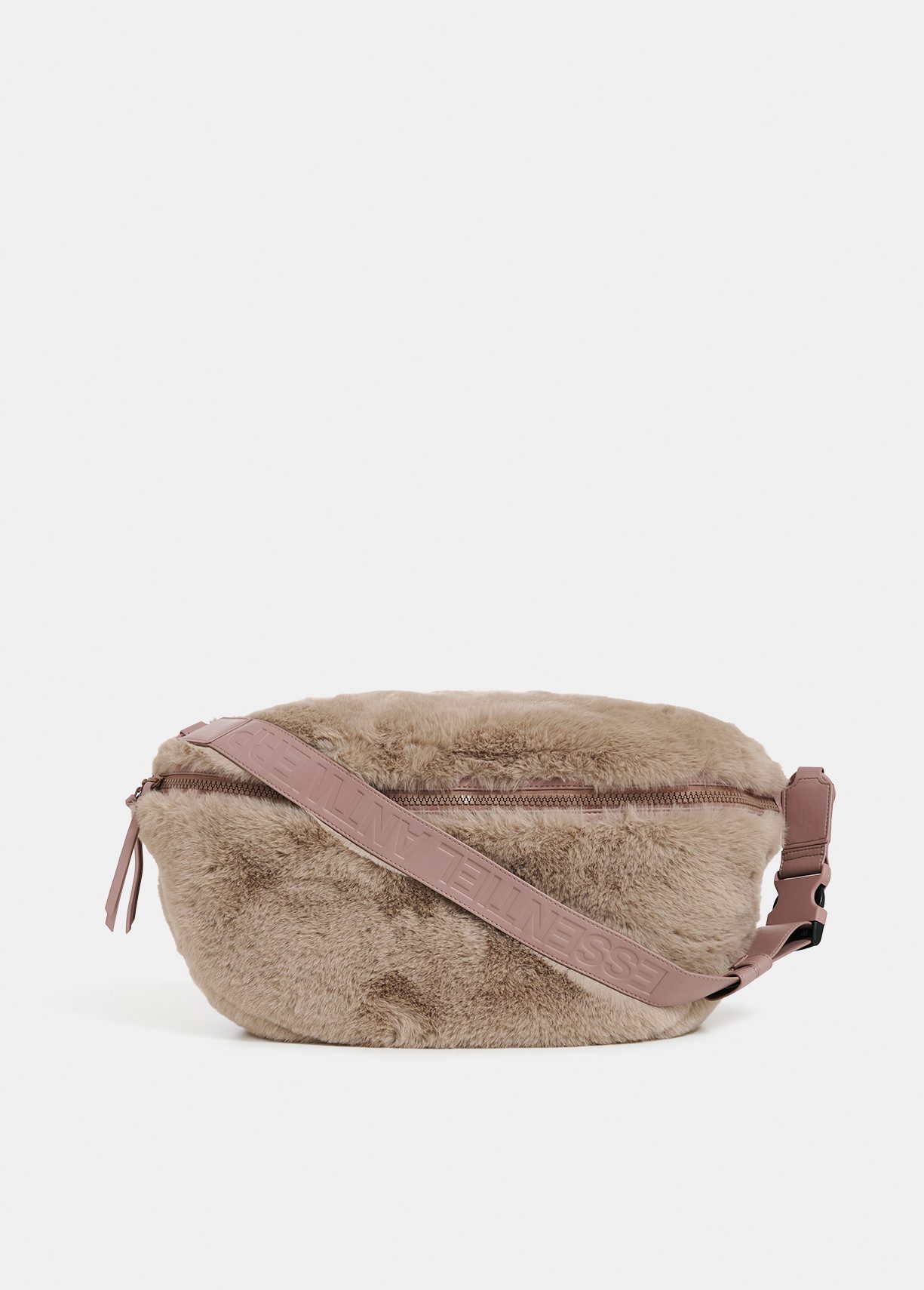 Fur waist online bag