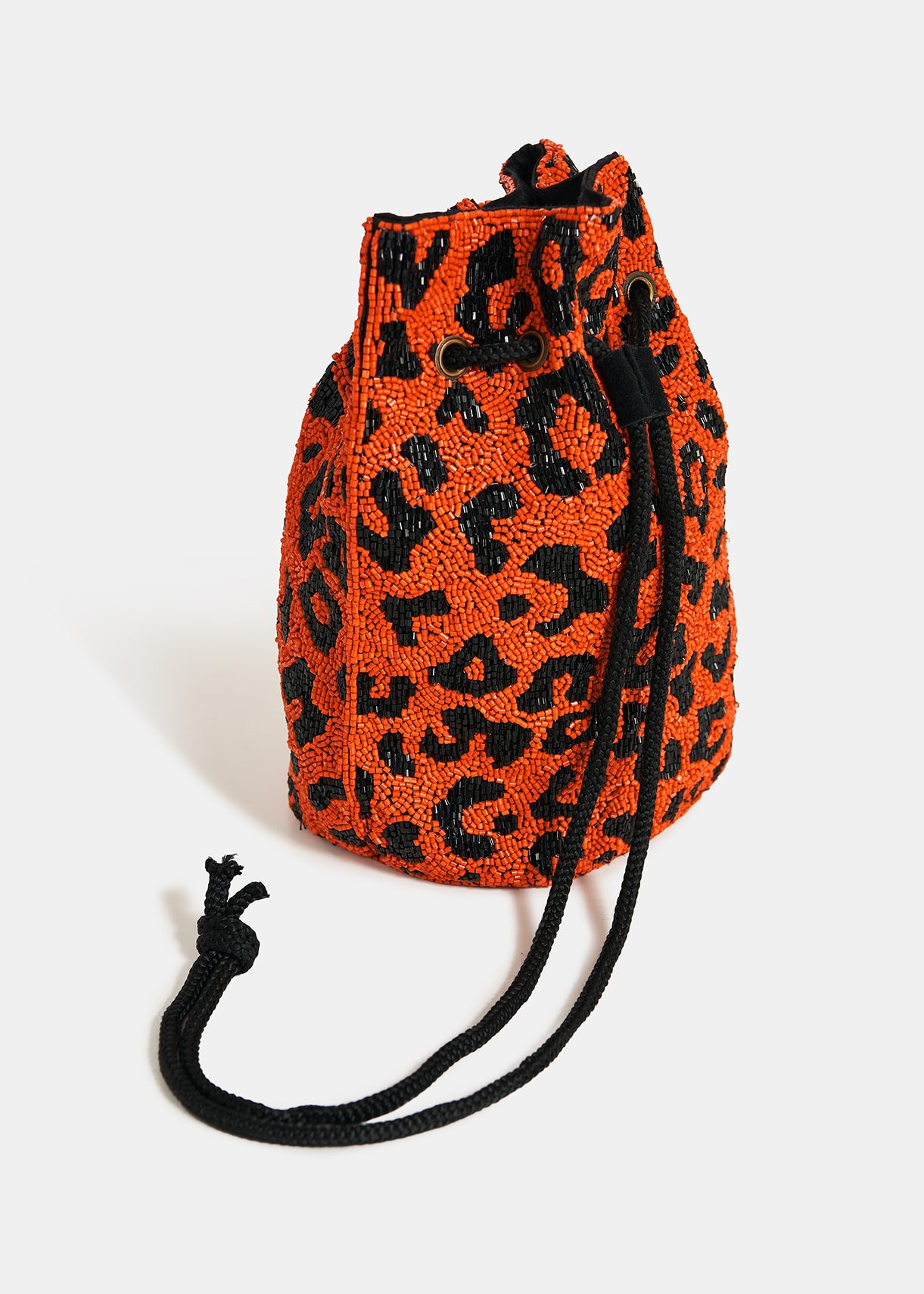 Sac shop bourse leopard