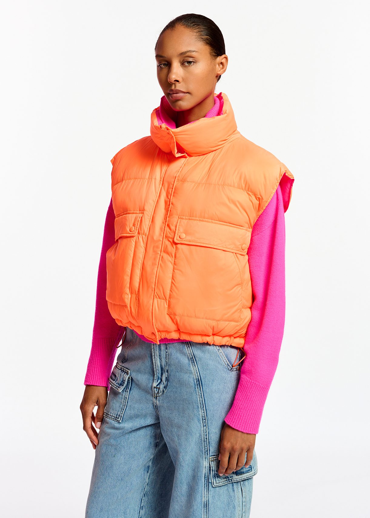 Orange puffa hot sale