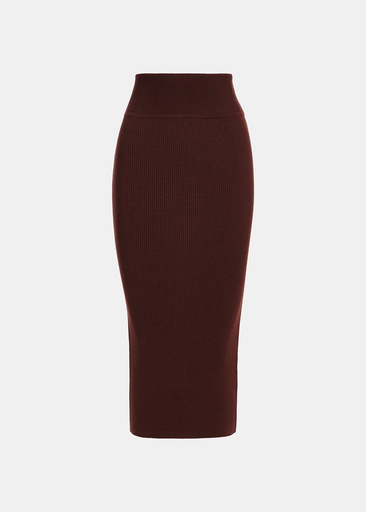 Dark brown clearance midi pencil skirt