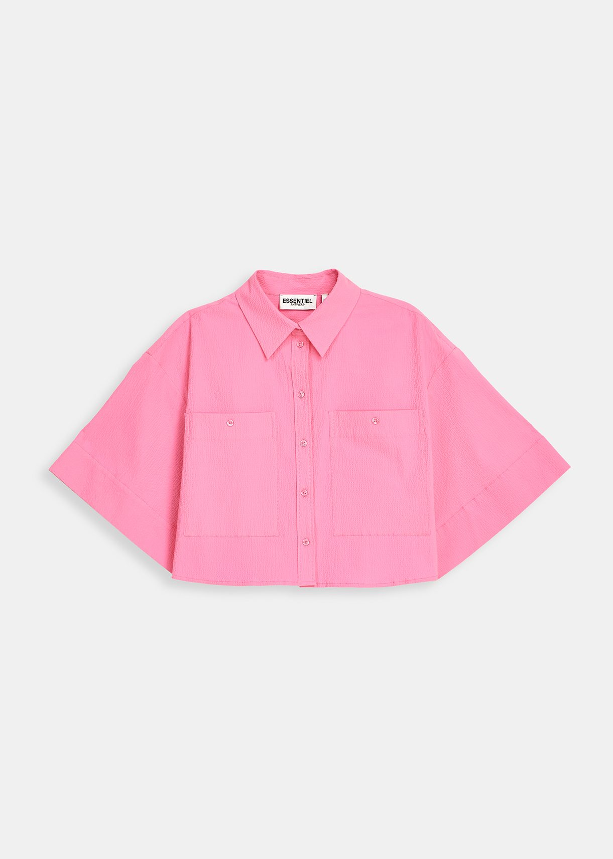 Pink cropped shirt