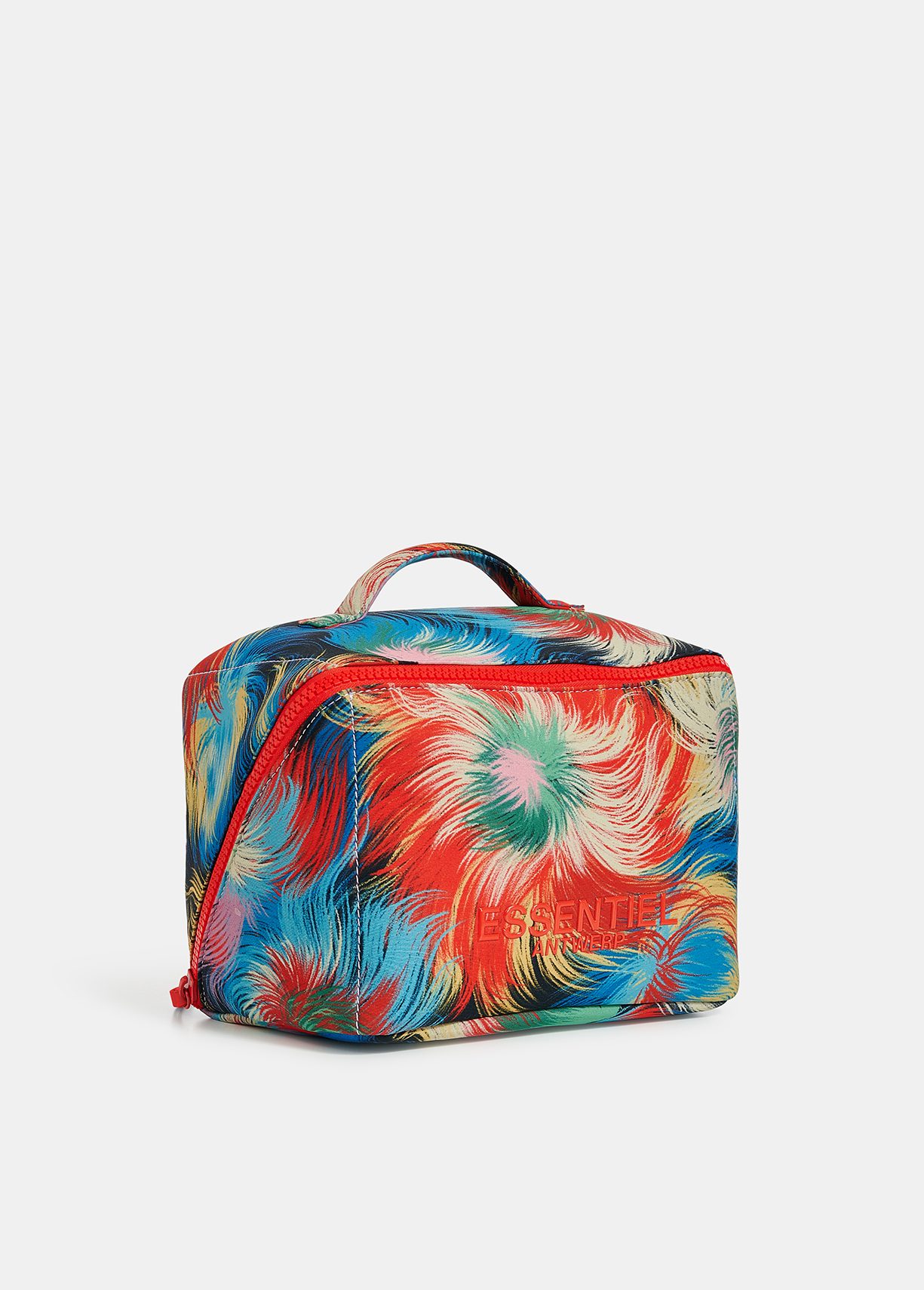 Mehrfarbige Kosmetiktasche mit abstraktem Print Essentiel