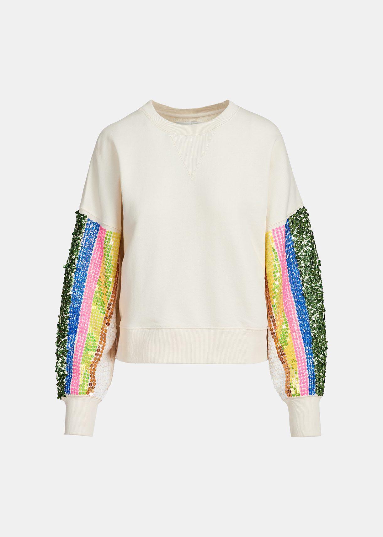 White store sequin sweatshirt