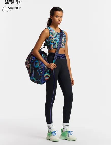 Leggings de sport noir - collaboration avec UNRUN