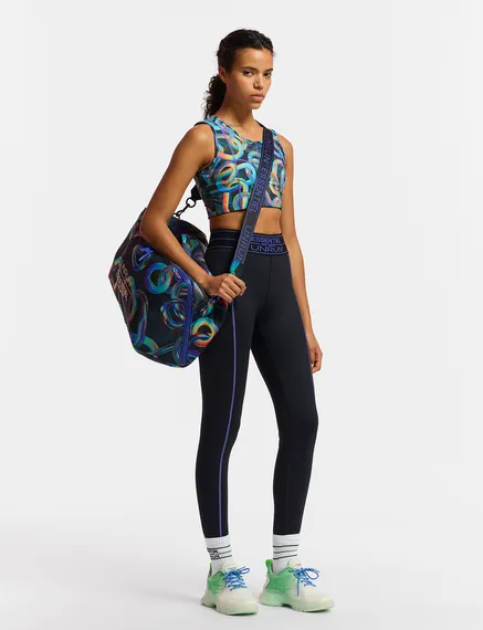 Black sports leggings  - collaboration with UNRUN